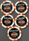 2020 Harley Davidson 80th Sturgis Black Hills Rally 5 Poker Chip Set