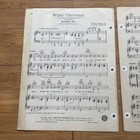 Vintage Sheet Music - White Christmas - 1942 Irving Berlin s Film Holiday Inn