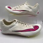 Nike Zoom Rival Sprint Men s Size 10 5 Track Field Spikes White Pink Dc8753-101