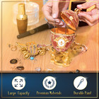 Royal Imperial Pink Russian Easter Egg Replica  Extra Large 6 6 Inch   Carriage