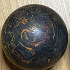  2  Manhattan Rubber 3 6  Duckpin Bowling Ball Multi-color Splatter Marbled