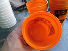 7 Vintage Budlight Bud Dry Budweiser Plastic Halloween Cups Perfect For Holiday