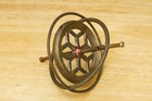 Vintage Estate Find Metal Spinning Top Gyroscope Toy 1950s Era