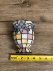 Tiffany Style Hydrangea Tea Light Lamp Wall Sconce Stained Glass Shade