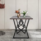 Modern Black Steel Table Legs Set Of 2 24    28 In Heavy Duty 440 Lb Capacity