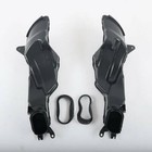 For Suzuki Gsxr1000 2009-2016 Black Abs Ram Air Intake Tube Duct Ducts 2 Pcs