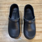 Dansko Clogs Women Size 7 5 Black Leather Professional Work Shoes Eu 38