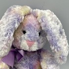 Vintage Russ Rainbow Pastel Tie-dye Plush Bunny Rabbit 1998 - Smoke Free Clean