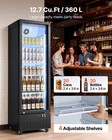 Vevor Commercial Merchandiser Refrigerator 12 7 Cu ft Upright Beverage Cooler
