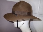 Vintage Boy Scout Leaders Campaign Wool Hat  Size 6 7 8