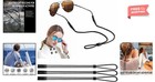3 Pcs Adjustable Glasses Retainer - Soft  Comfortable Strap For Everyday Use