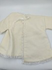 Vintage Liliputian Bazaar Trademark Best   Co Infant Cardigan Yellow Lace Trim 