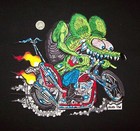 X Large Fully Licensed Ed  big Daddy  Roth Rat Fink Chopper Hot Rod Back Patch