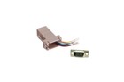 12 Pcs Db9 9-pin Serial Rs232 Male To Rj45 Female Network Ethernet Adapter Ivory
