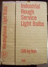 100 Watt  light Bulbs a21 Frost Incan  Industrial Rough Service Light 2-bulbs