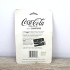 Vintage Coca-cola 3-3 4  Cork   Plastic Coasters Set Of 6 In Sealed Package