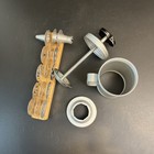 Mirro Cooky   Pastry Press Vintage Aluminum Cookie Press 3 Tips 12 Disc No Box