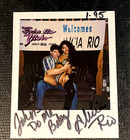 Alicia Rio Signed Polaroid Original Photo 1995 Auto Sexy Pretty Adult Star 90s