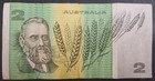  1984-89  Australia 2 Dollars P43e  Signatures Johnston-fraser Kxz294071 