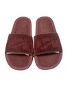 Apl Women s Techloom Velvet Slide Size 8 Burgundy New Sandals Big Logo Slides