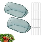 2 Sets Garden Bug Insect Netting Barrier Mosquito Bird Net Plant Protect Mesh