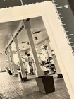 1940s Dentist Office Loft Building Chair Dental Cabinet Antique Snapshot Photo
