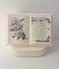 Vintage Lords Prayer Planter Ceramic Books Of Remembrance Royal Windsor Usa 