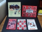5 Bubble Gum Vending Inserts-batman Flicker Picture Space Rings-cowboys   Indian