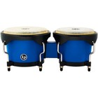 Lp Latin Percussion Discovery Bongos 6-1 4  And 7-1 4  W bag Race Car Blue