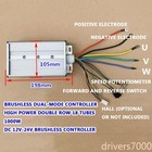 Dc12v-24v Brushless Motor Controller Dc Speed Regulation Three-phase Motor 1000w