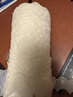 1  White  Ivory Cotton Embroidered Eyelet Lace Trim Vintage 10 Continuous Yards