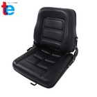 Universal Forklift Tractor Seat Pvc Leather Suspension Adjustable Backrest Slide