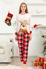 Family Christmas Pjs Matching Sets Plaid Pajamas Long Sleeve Holiday Sleepwear S