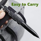 Tungsten Steel Military Tactical Pen - 3 Pack Emergency Self Defense With 8 Blac