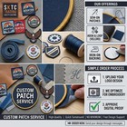 Custom Embroidered Logo Patch Personalized Business Uniform Iron On Or Sew On