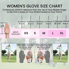Half Finger Women Golf Glove 1 Pack Left Hand  Lightweight   Breathable Comfort