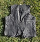 Harley Davidson Women s Leather Vest Black Size Xxl Nos With Tags 