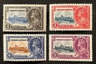 Travelstamps  1935 Trinidad   Tobago Stamps Scott  43-46 Kgv Silver Jubilee Mnh
