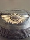 Harley Davidson 1903-2003 100 Year Anniversary Captains Leather Cap Large