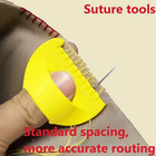 1pc Yellow Sewing Guide Tool     Precise Hemming Accessory For Beginners - New