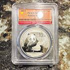 2015 China Silver Panda 10 Yuan Coin Pcgs Ms69 Slabbed Prc 1949-now