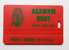 Vintage Golf Course Bag Tag - Agawam Hunt Country Club - Rumford Rhode Island