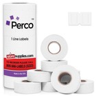 1-line White Blank Price   Date Gun Labels - 8 Rolls  8000 Count  Retail Tags