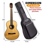 Gigkouki Guitar Bag 38 39 Inch Acoustic Guitar Gig Bag Soft Case 0 35 Inch Th   