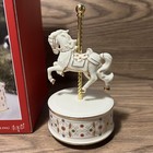 Rare Lenox Musical Carousel Horse Statue With Box Working Music 6 