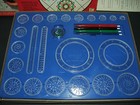 1967 Kenner s Blue Spirograph Art Drawing Tools game Complete instructions