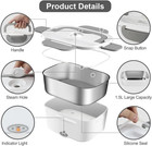 Cordless Electric Lunch Box For Adults Rechargeable Heated Lunch Box Food Warmer