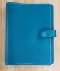 Filofax The Original Organizer Dark Aqua  Leather Standard Size Made In Uk