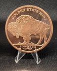 Lot Of 2 - 2 Oz  999 Fine Copper Round - Indian Buffalo Design - Gsm