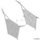Polaris Side Net  Right  Genuine Oem Part 2688037  Qty 1